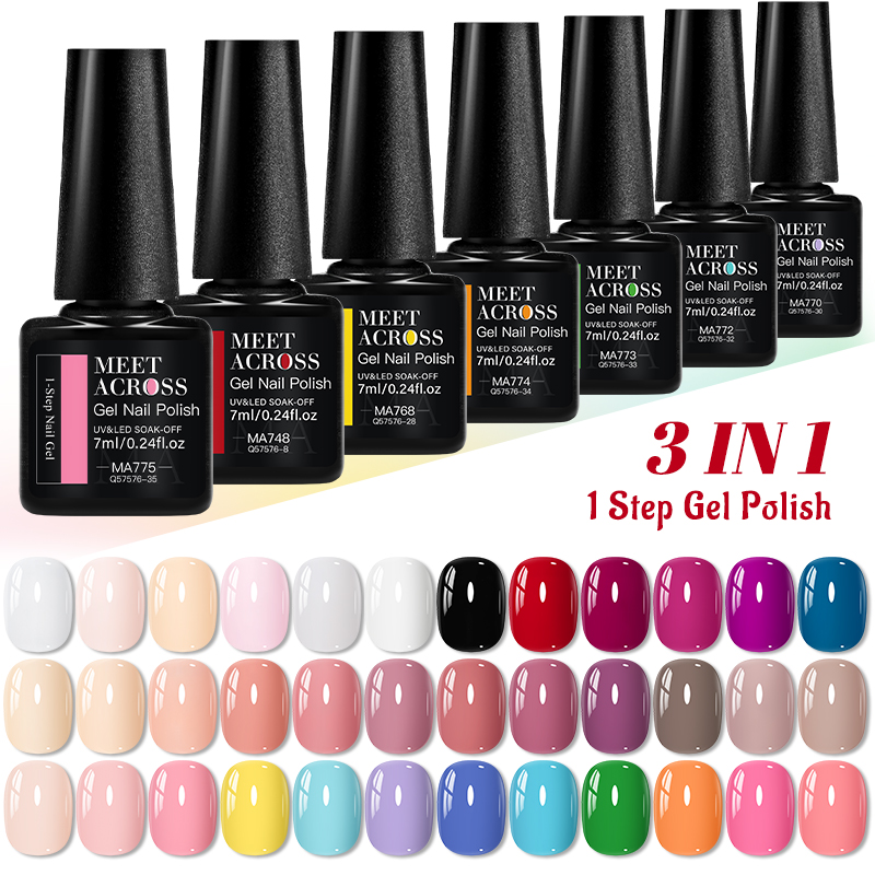 Nail Art One Stroke - 1단계 젤 폴리쉬 3 in 1