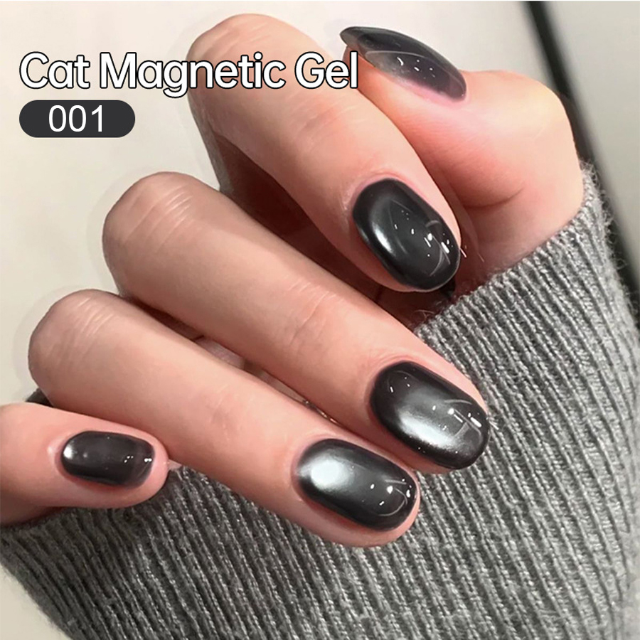 카지슈 10ml 블랙 캣아이 젤 네일 폴리쉬 쏙 오프  - Nail Art Chrome 리뷰 및 가격