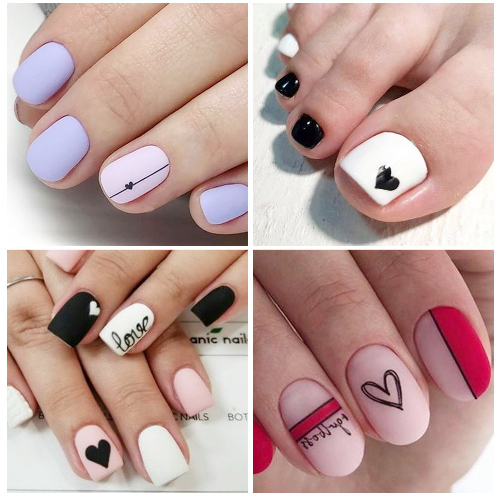 네일 아트 데칼 러브 하트 편지 메시지 발렌타인 데이  - Nail Art Valentines Day 리뷰 및 가격
