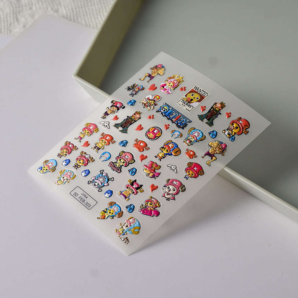 1PCS 원피스 만화 네일 스티커 네일 부품 일본 애니 - Nail Art Zoro One Piece 리뷰 및 가격