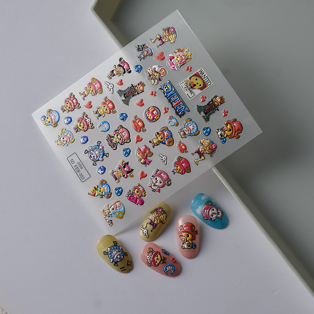 1PCS 원피스 만화 네일 스티커 네일 부품 일본 애니 - Nail Art Zoro One Piece 리뷰 및 가격