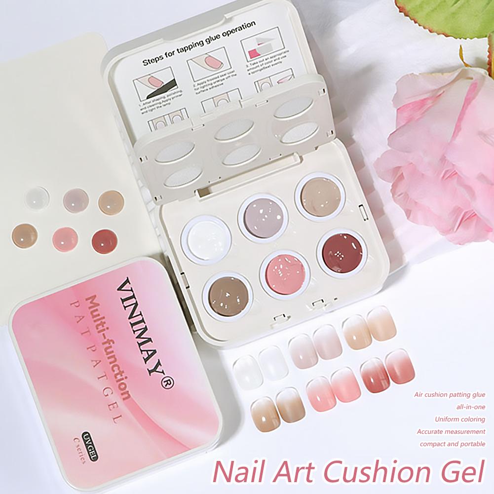 6가지 색상 옴브레 네일 그라데이션 젤 폴리쉬 핑크 블 - Nail Art Ombre Pink 리뷰 및 가격