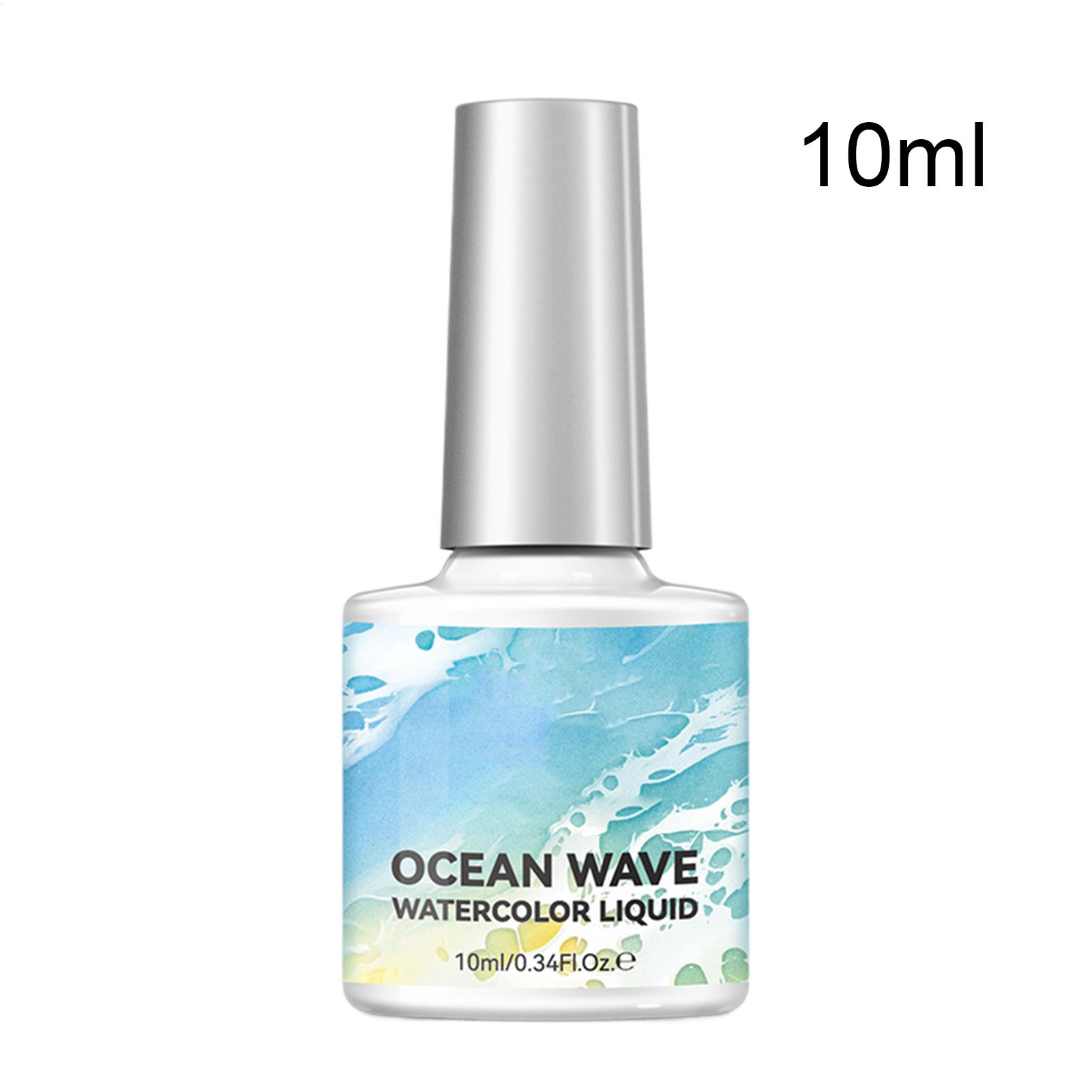 10ml 버블 오션 웨이브 화이트 젤 네일 폴리싱 화이 - Nail Art One Stroke 리뷰 및 가격