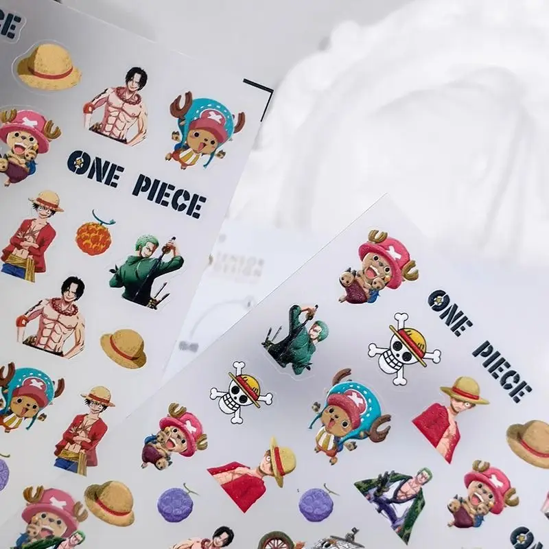 원피스 새로운 만화 루피 쵸퍼 귀여운 양각 3 차원 크 - Nail Art Zoro One Piece 리뷰 및 가격