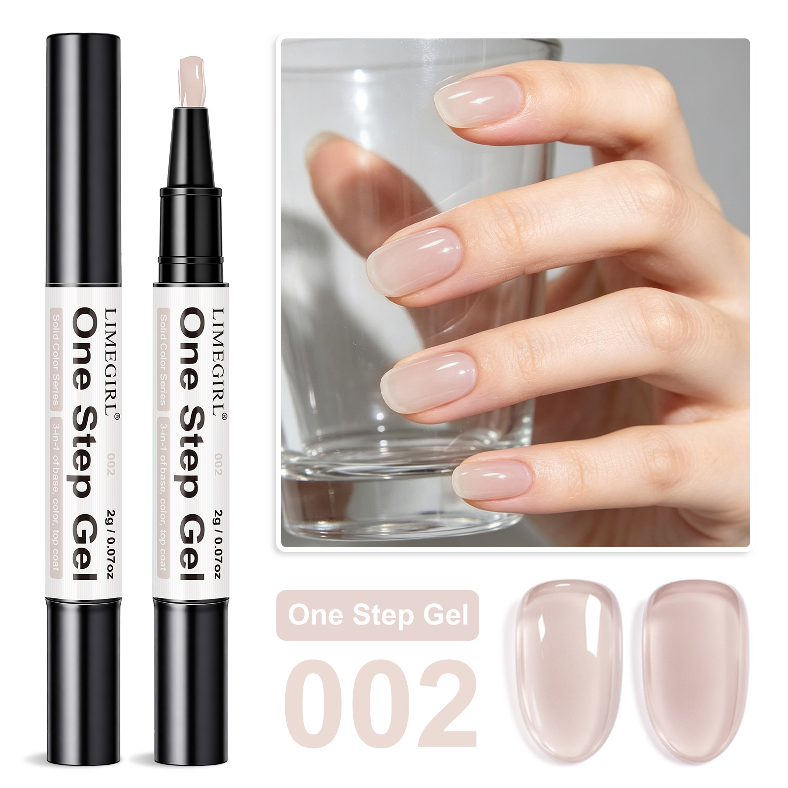 3-in-1 젤 네일 폴리쉬 펜 – 베이스 또는 탑 코 - Nail Art One Stroke 리뷰 및 가격