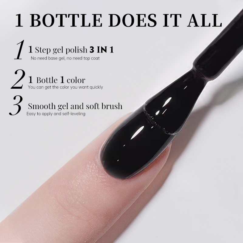 UR SUGAR 15ml 블랙 화이트 1단계 젤 폴리쉬 - Nail Art One Stroke 리뷰 및 가격