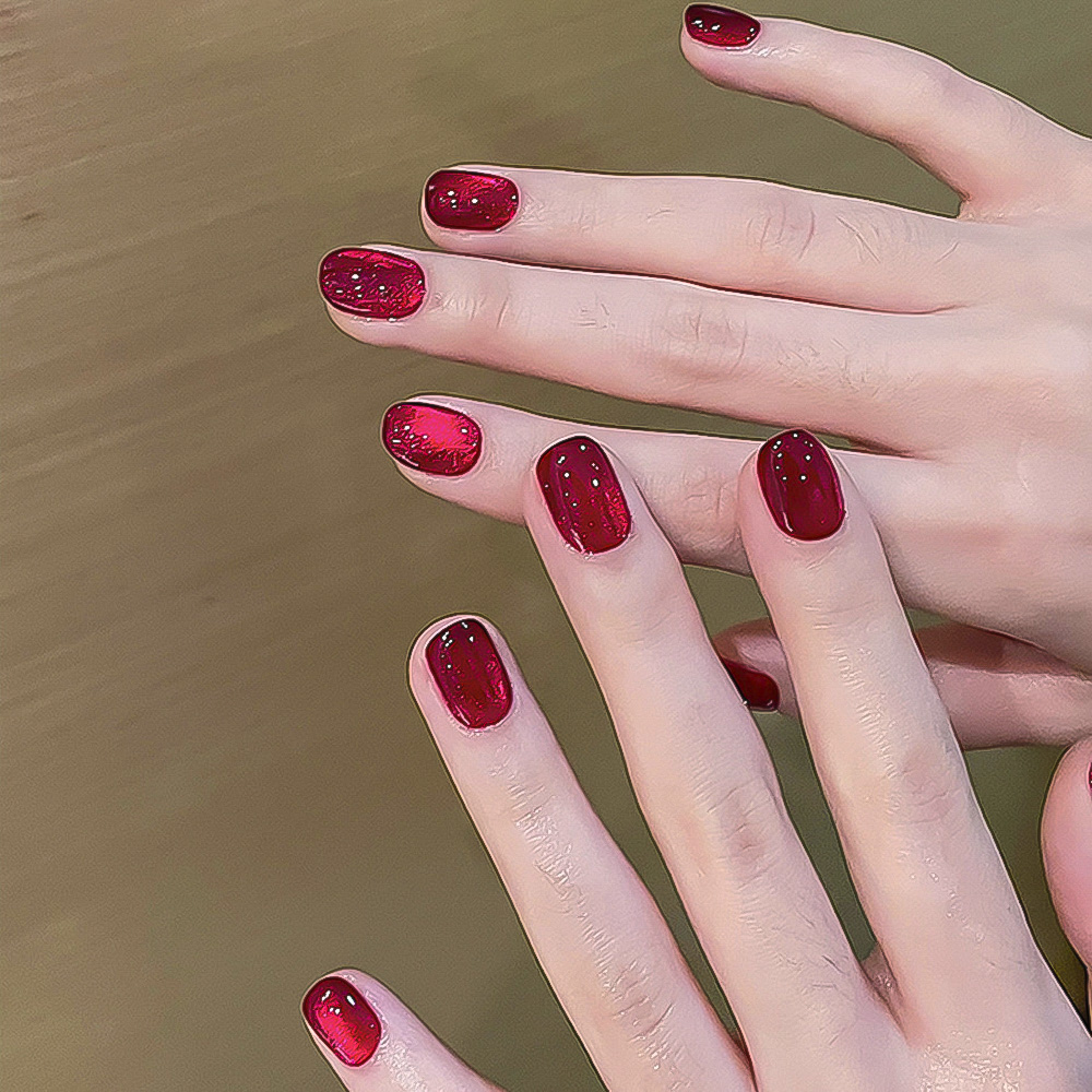 Xeijayi 10ml 와인 레드 고양이 눈 젤 매니큐 - Nail Art Red Wine Cat Eye 리뷰 및 가격