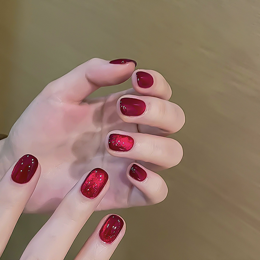 Xeijayi 10ml 와인 레드 고양이 눈 젤 매니큐 - Nail Art Red Wine Cat Eye 리뷰 및 가격