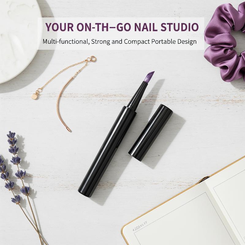3ML 원스텝 캣아이 젤 네일 폴리쉬 펜 6-in-1  - Nail Art One Stroke 리뷰 및 가격
