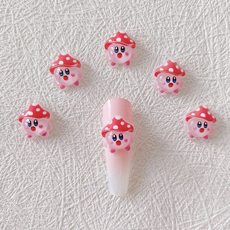 2/10/20pcs 커비 네일 참 3D 수지 귀여운 만 - Nail Art Design 리뷰 및 가격
