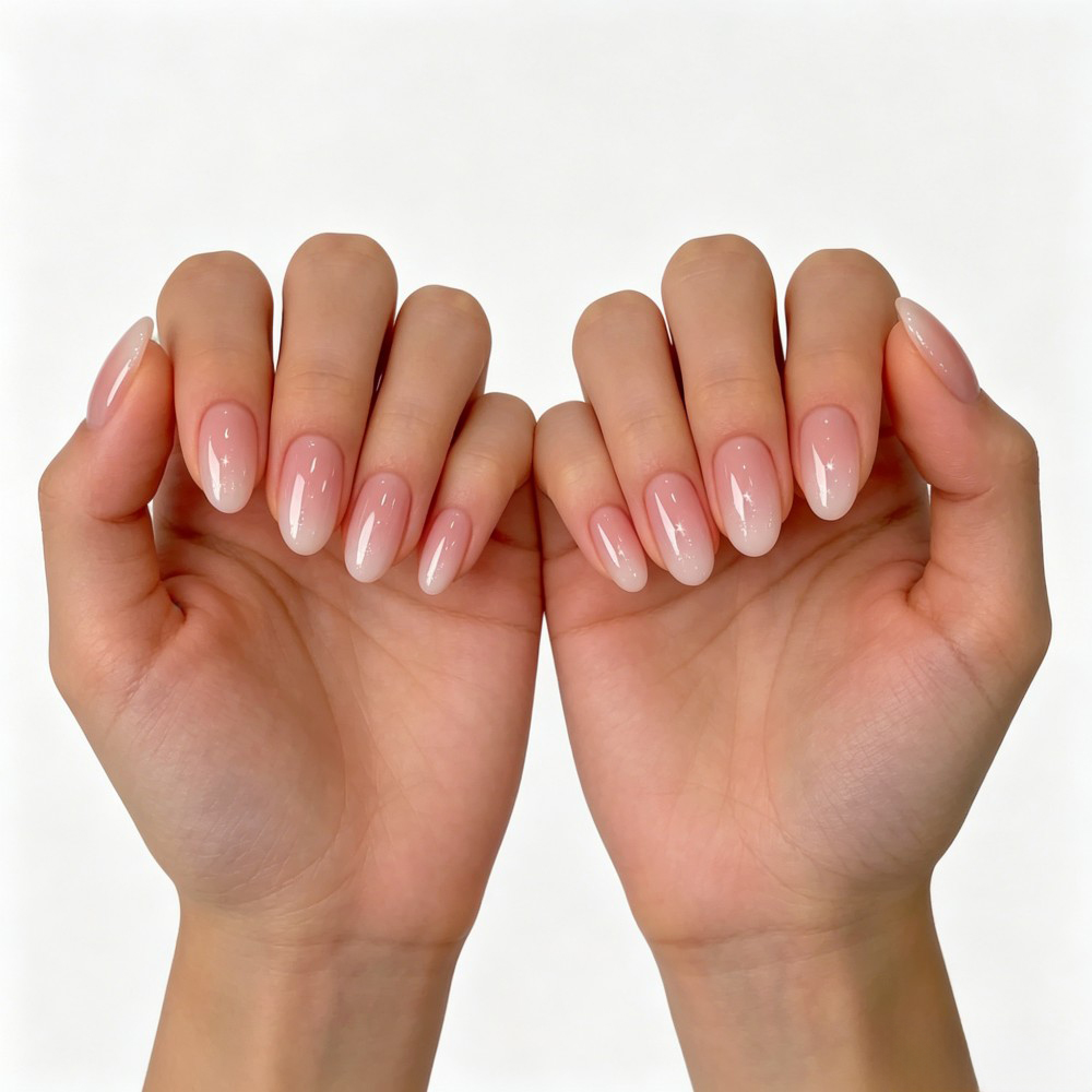 24개 네일 심플 옴브레 스프링 인조 손톱, 달콤하고  - Nail Art Ombre Pink 리뷰 및 가격
