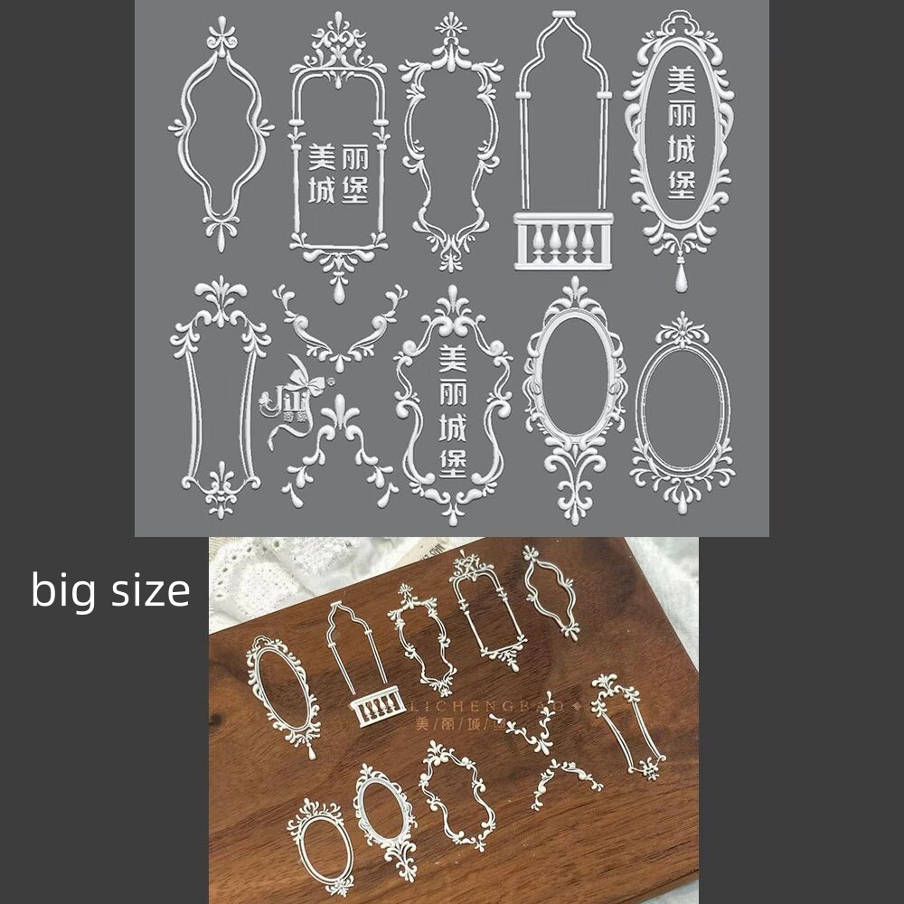 1개 로코코 액자 촛대 토끼 리본 보우 3D 아크릴 몰 - Nail Art One Piece 리뷰 및 가격