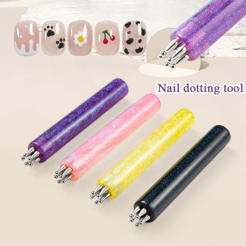 5개 꽃잎 모양 네일 도팅펜, 원 스트로크 디자인 네일 - Nail Art One Stroke 리뷰 및 가격