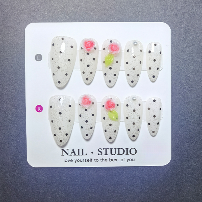 10개입 아몬드 캣아이 프레스온 네일, 미러 파우더,  - Nail Art Chrome 리뷰 및 가격