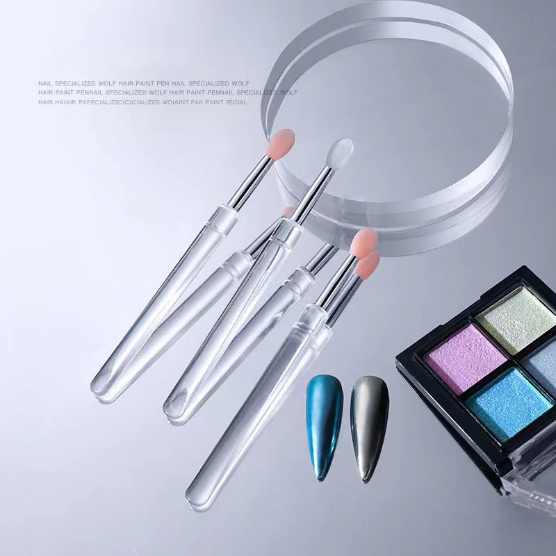 다기능 실리콘 크롬 반짝이 매니큐어 도구 적용 재사용  - Nail Art Chrome 리뷰 및 가격