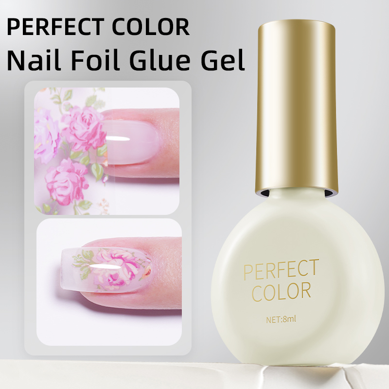 퍼펙트 컬러 네일 포일 글루 젤 8ML 네일 스티커 전 - Nail Art Chrome 리뷰 및 가격