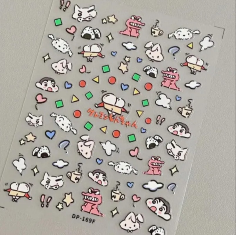 크레용신짱 크리에이티브 페이퍼 구카 노트북 엠보싱 스티 - Nail Art Design 리뷰 및 가격