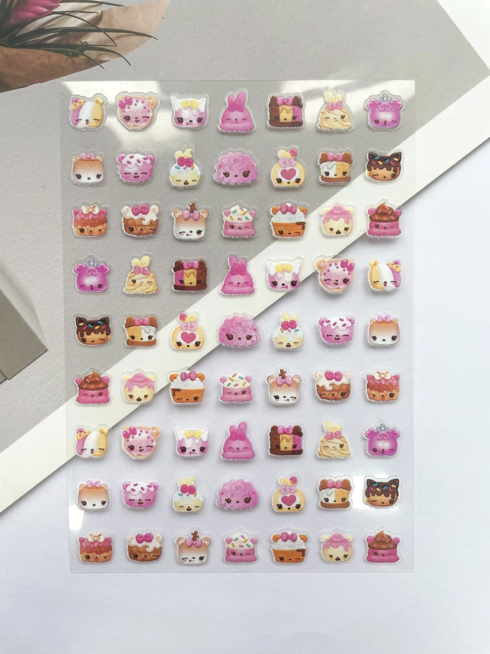 미니 Pvc 재미 있은 고양이 포스터 상품 스티커 네일 - Nail Art Design 리뷰 및 가격