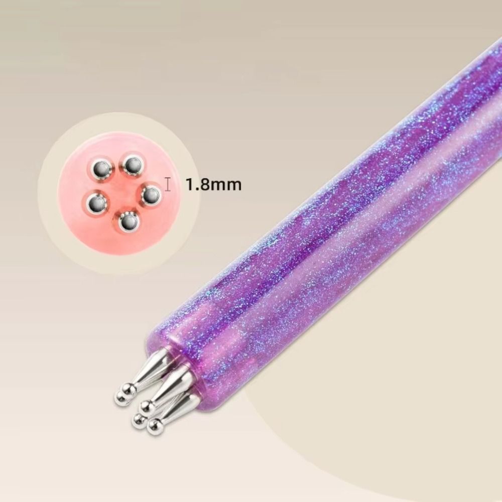 5개의 꽃잎 모양 네일 도트 펜, 원 스트로크 꽃 디자 - Nail Art One Stroke 리뷰 및 가격
