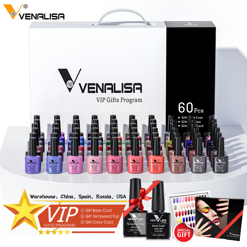 Venalisa 7.5ml 네일 젤 폴란드어 60 컬러 - Nail Art One Piece 리뷰 및 가격